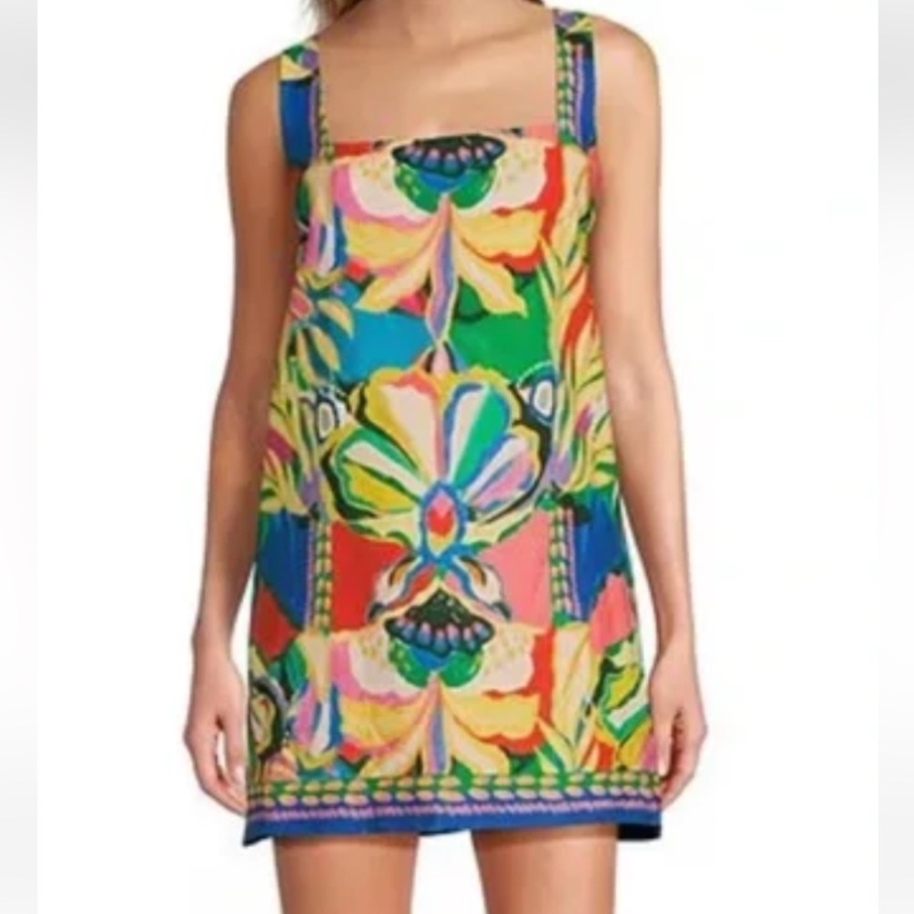 ANTONIO MELANI Multicolor Floral Print Mini Dress